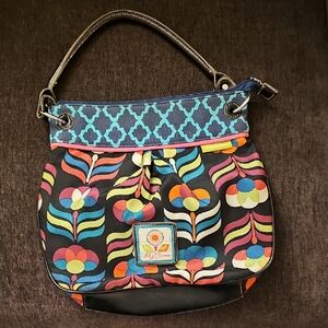 Lily Bloom Multicolor Patterned Women's Bag